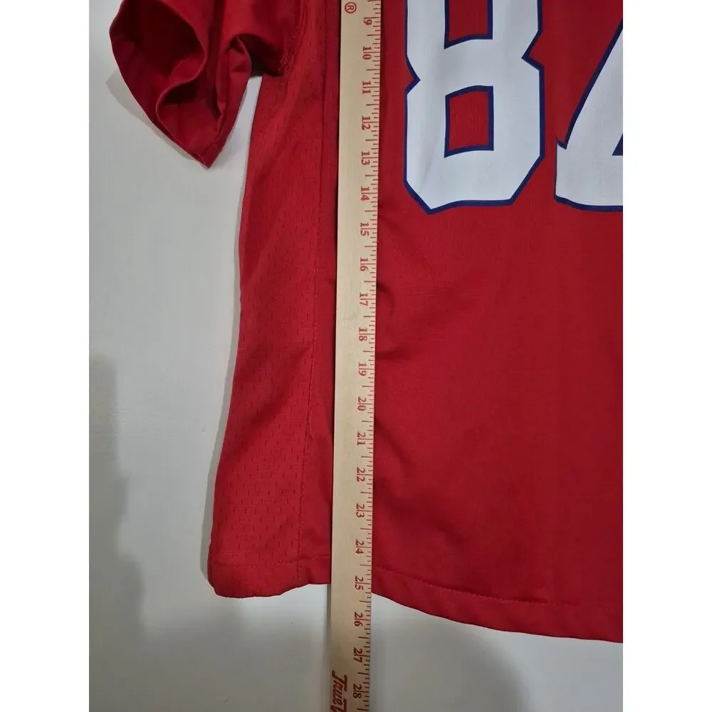 💥 Nike On Field Jersey L Kids Gronkowski New England Patriots #87 Red NFL D6
